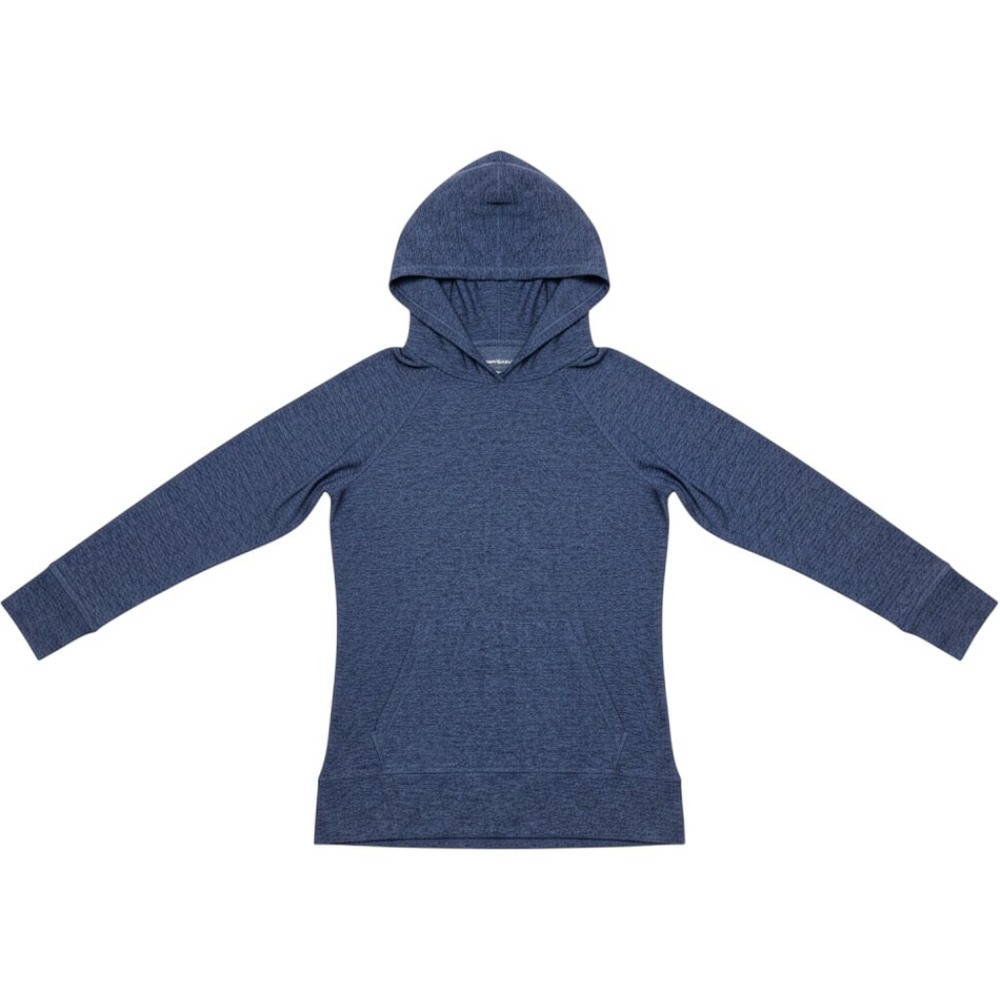 Outdoor Voices CloudKnit Hoodie Navy Heather XS Pullover Thumbhole Activewear